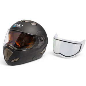 Helmet with accessories (component)