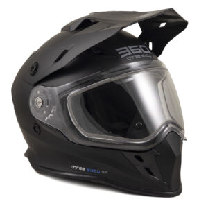 360 SX Adventurehjelm, Sort